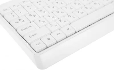 Клавиатура + мышь A4Tech Fstyler F1512 белый USB (F1512 WHITE) — фото 21