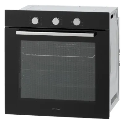 Духовой шкаф электрический KRONA ALPHA 60 BL черный — фото 2
