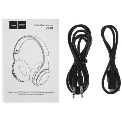 Наушники полноразмерные HOCO W30 Fun, Bluetooth, красный (6931474735782) — фото 3