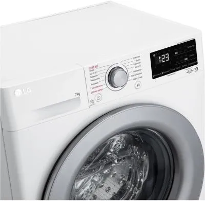Стиральная машина фронтальная LG F2V3HS4W белый/серебристый (7кг, пар, дозагрузка) — фото 11