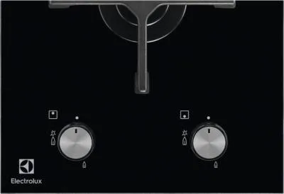 Поверхность "домино" газовая ELECTROLUX EGC3322NVK черный — фото 2