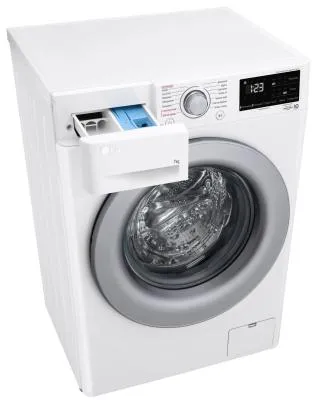 Стиральная машина фронтальная LG F2V3HS4W белый/серебристый (7кг, пар, дозагрузка) — фото 8