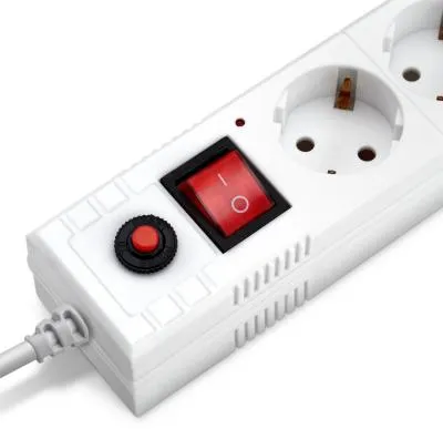 Сетевой фильтр BURO BU-SP1.8_USB_2A-W 1.8м (6 розеток) белый (коробка) — фото 3