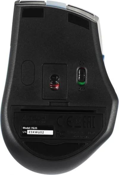 Клавиатура + мышь A4Tech Fstyler FG1035 клав:черный/синий мышь:черный/синий USB беспроводная Multimedia (FG1035 NAVY BLUE) — фото 17