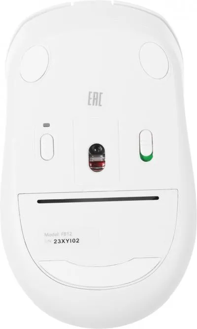 Мышь A4Tech Fstyler FB12 белый оптическая (1200dpi) беспроводная BT/Radio USB (3but) (FB12 WHITE) — фото 5