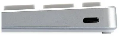 Клавиатура OKLICK 855S серебристый USB беспроводная BT/Radio slim Multimedia (1696464) — фото 10