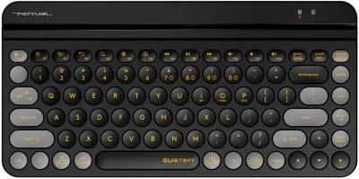 Клавиатура A4Tech Fstyler FBK30 черный/серый USB беспроводная BT/Radio slim Multimedia (FBK30 BLACKCURRANT) — фото 1