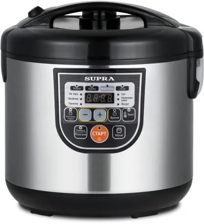Мультиварка SUPRA MCS-5114 серебристый/черный — фото 1