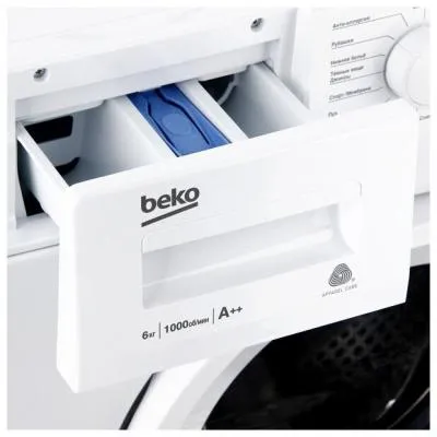 Стиральная машина фронтальная BEKO WRE6512BWW белый (6 кг) — фото 5