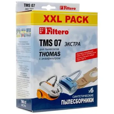 Пылесборник для ТHOMAS FILTERO TMS 07 (6)  XXL PACK экстра — фото 1