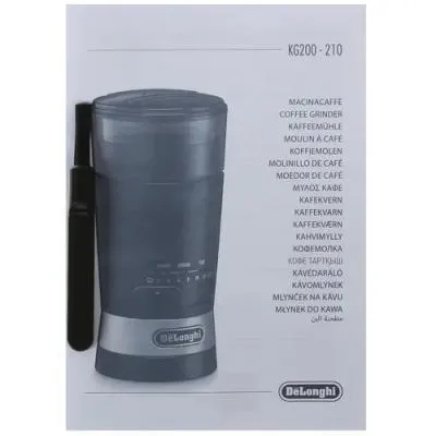 Кофемолка DELONGHI KG KG200 черный  [170w /90гр] — фото 4