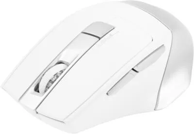 Мышь A4Tech Fstyler FB35 белый/серый оптическая (2000dpi) беспроводная BT/Radio USB для ноутбука (6but) — фото 2