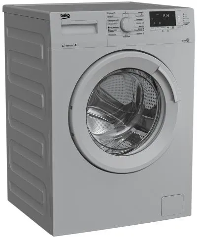 Стиральная машина фронтальная Beko WSRE6512ZSS серебристый (пар) — фото 2