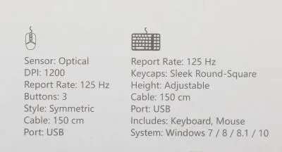 Клавиатура + мышь A4Tech Fstyler F1512 белый USB (F1512 WHITE) — фото 17