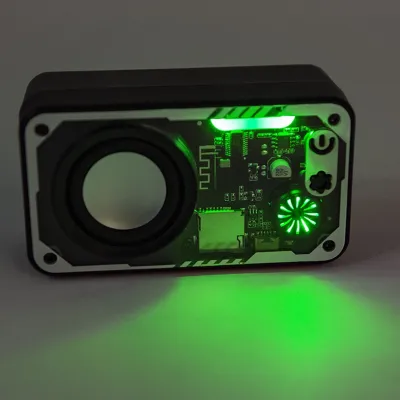 Портативная колонка СИГНАЛ B52 Mini-speaker, 5Вт, АКБ 500мА/ч, BT (до 10м), подсветка — фото 4