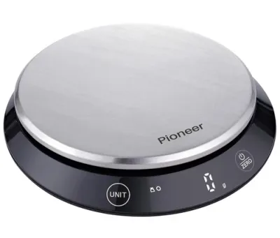 Весы кухонные Pioneer PKS1011 черный /сталь — фото 1