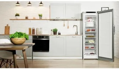 Морозильник INDESIT DFZ 5175 G серебро NF [250л /175см /7ящ] — фото 10