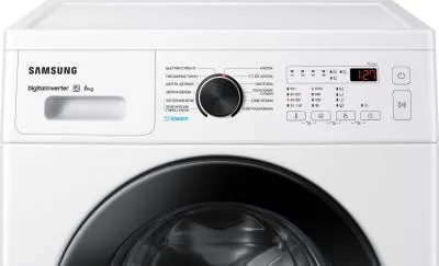 Стиральная машина фронтальная SAMSUNG WW60AG4S00CELP белый/черный (6кг, пар) — фото 9
