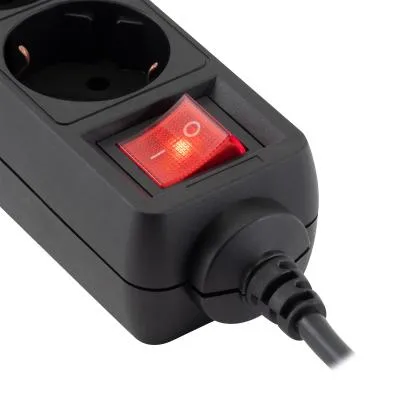 Сетевой фильтр PC PET AP01006-1.8-BK 1.8м (5 розеток) черный — фото 5