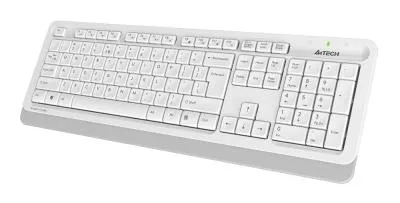 Клавиатура + мышь A4 Fstyler FG1010 клав:белый/серый мышь:белый/серый USB беспроводная Multimedia — фото 10