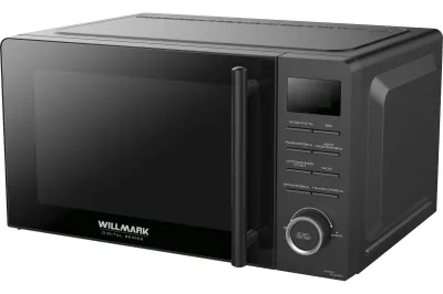 Микроволновая печь WILLMARK WMO-205DB черный  [700w /20л /электрон] — фото 2