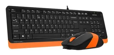 Клавиатура + мышь A4 Fstyler F1010 клав:черный/оранжевый мышь:черный/оранжевый USB Multimedia — фото 15