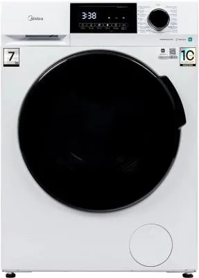 Стиральная машина фронтальная Midea MFC3712BSW40/W белый (7кг, инвертор) — фото 1