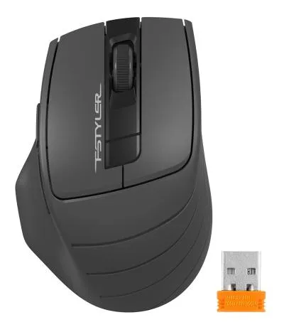 Мышь A4Tech Fstyler FG30S серый оптическая (2000dpi) silent беспроводная USB (6but) — фото 2