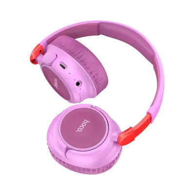 Наушники полноразмерные HOCO W43 Adventure, Bluetooth, 250 мАч, фиолетовый [6931474794659] — фото 2