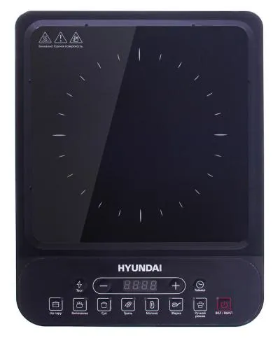 Плита  настольная индукционная HYUNDAI HYC-0101 черный (1-конф) — фото 1