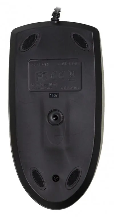 Мышь A4 OP-620D черный оптическая (800dpi) USB — фото 2