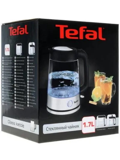 Чайник Tefal KI750D30 серебристый, стекло — фото 3