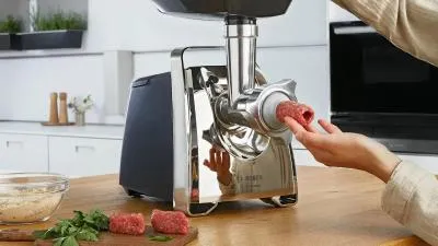 Мясорубка BOSCH MFW67440 2000Вт черный/серебристый — фото 16