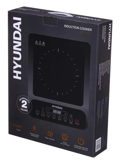 Плита  настольная индукционная HYUNDAI HYC-0101 черный (1-конф) — фото 9