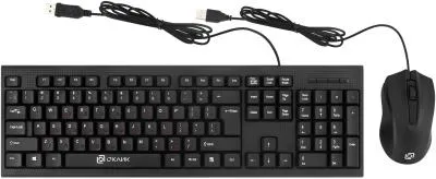 Клавиатура + мышь OKLICK 620M черный USB — фото 34