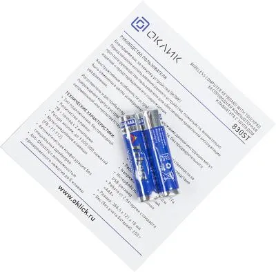 Клавиатура OKLICK 830ST черный USB беспроводная slim Multimedia Touch — фото 22