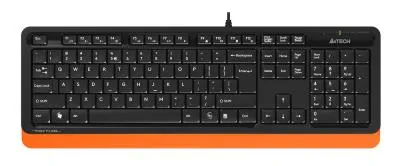 Клавиатура + мышь A4 Fstyler F1010 клав:черный/оранжевый мышь:черный/оранжевый USB Multimedia — фото 7