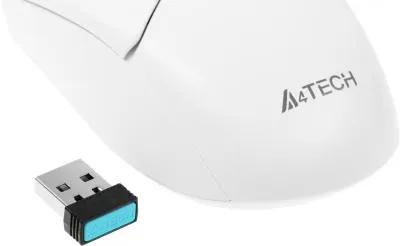 Мышь A4Tech Fstyler FB12 белый оптическая (1200dpi) беспроводная BT/Radio USB (3but) (FB12 WHITE) — фото 7