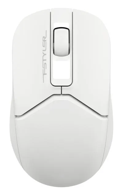 Мышь A4Tech Fstyler FG12S белый оптическая (1200dpi) silent беспроводная USB (3but) — фото 1