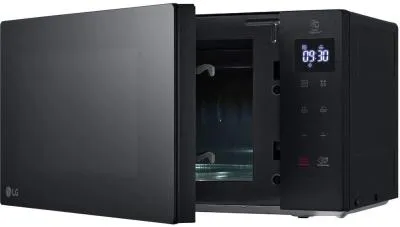 Микроволновая печь LG MS2032GAS черный  [сенсор /ручка /20л /700w] — фото 4