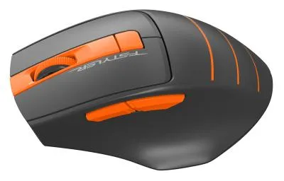 Мышь A4Tech Fstyler FG30S серый/оранжевый оптическая (2000dpi) silent беспроводная USB (6but) — фото 10