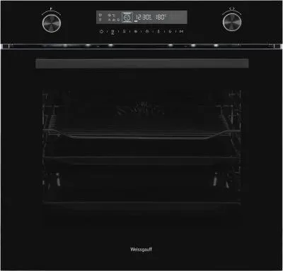 Духовой шкаф электрический WEISSGAUFF EOM 751 PDB Black Edition черный — фото 1