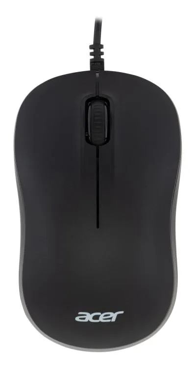Мышь ACER OMW140 черный оптическая (1200dpi) USB (3but) (ZL.MCEEE.00L) — фото 1