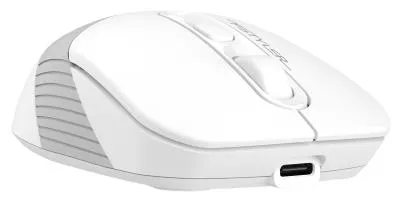 Мышь A4Tech Fstyler FB10C белый/серый оптическая (2400dpi) беспроводная BT/Radio USB (4but) (FB10C GRAYISH WHITE) — фото 11