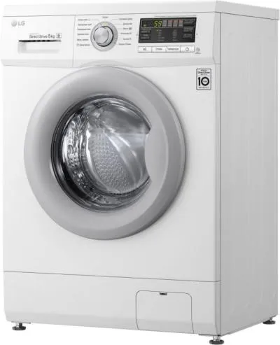 Стиральная машина фронтальная LG F10B8LD7 белый/серебро 5кг — фото 3