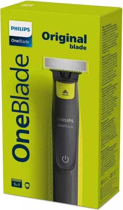 Триммер PHILIPS OneBlade QP2721/20 черный/лайм — фото 2