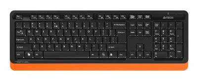 Клавиатура + мышь A4 Fstyler FG1010 клав:черный/оранжевый мышь:черный/оранжевый USB беспроводная Multimedia — фото 8