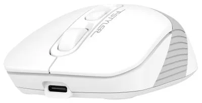 Мышь A4Tech Fstyler FB10C белый/серый оптическая (2400dpi) беспроводная BT/Radio USB (4but) (FB10C GRAYISH WHITE) — фото 12