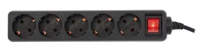 Сетевой фильтр PC PET AP01006-1.8-BK 1.8м (5 розеток) черный — фото 4