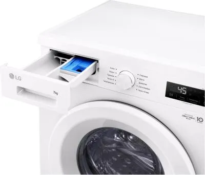 Стиральная машина фронтальная LG F2Y1HS3W белый (7кг, пар) — фото 12
